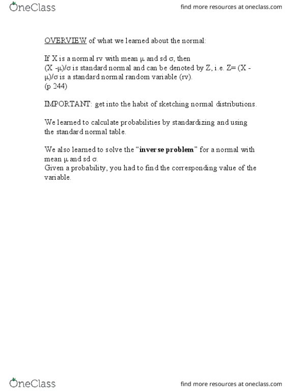 STAT 1053 Lecture Notes - Lecture 11: Statistic, Binomial Distribution, Standard Deviation thumbnail