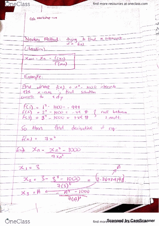 MATH 1A03 Lecture 6: newtons method + derivatives thumbnail