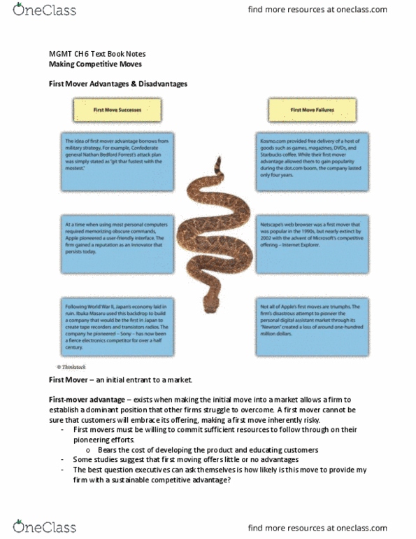 MGMT 4P90 Chapter 6: MGMT CH 6 Text Book Notes thumbnail