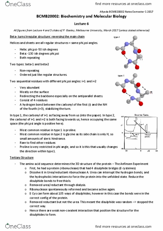 BCMB20002 Lecture Notes - Lecture 6: Modular Arithmetic, Steric Effects, Covalent Bond thumbnail