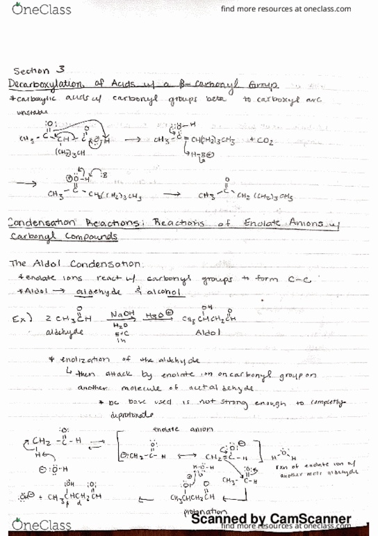 CHEM 215 Lecture Notes - Lecture 19: Enol, Chch-Dt, Ketone thumbnail
