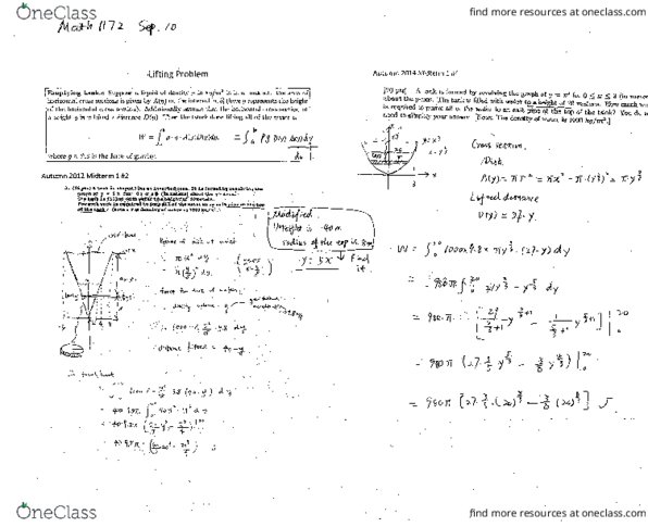 MATH 1172 Lecture Notes - Lecture 6: Pmmp, Diisononyl Phthalate thumbnail