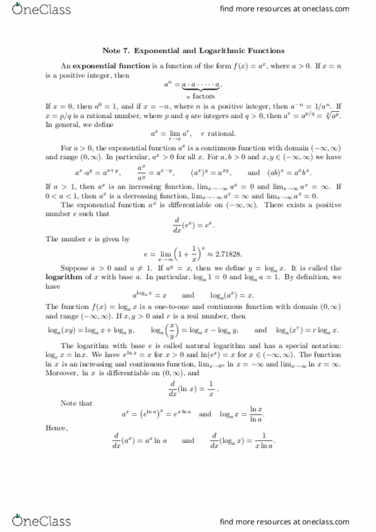 MATH215 Lecture Notes - Lecture 7: Rational Number thumbnail