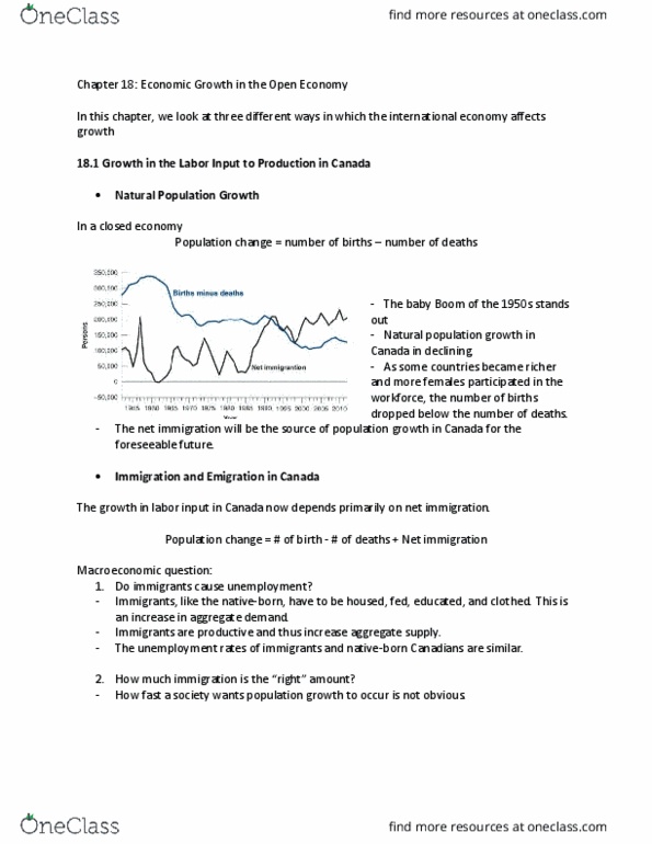 EC390 Chapter Notes - Chapter 18: Aggregate Supply, Real Interest Rate, Budget Constraint thumbnail