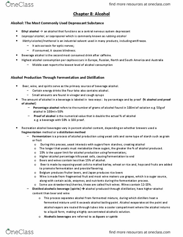 PSYC62H3 Chapter Notes - Chapter 8: Lipoprotein, Cognitive Behavioral Therapy, Disulfiram thumbnail