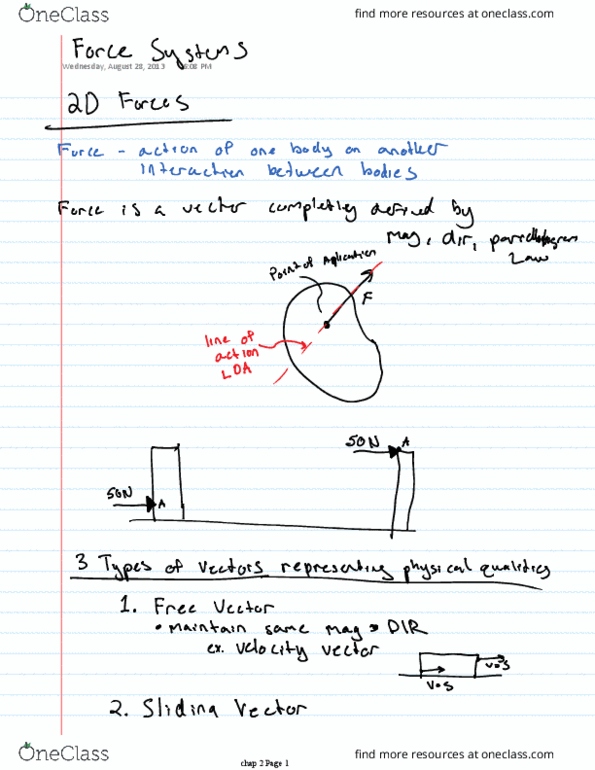 ESM 2104 Lecture 2: Force Systems thumbnail