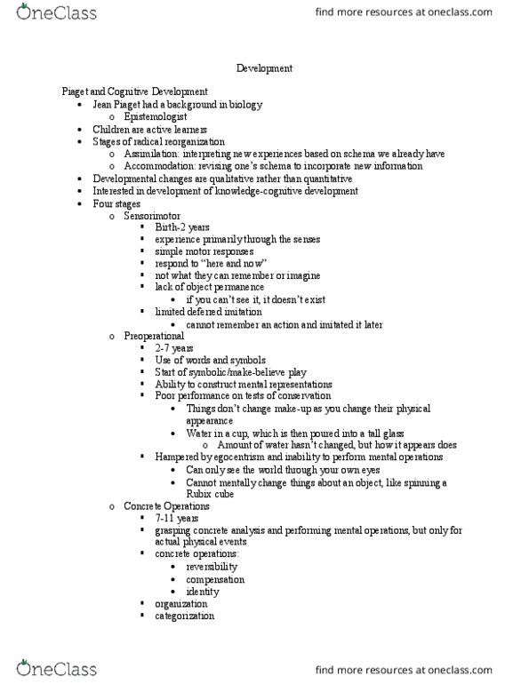 PSYC 100 Lecture Notes - Lecture 21: Wrinkle, Facial Action Coding System, Lev Vygotsky thumbnail