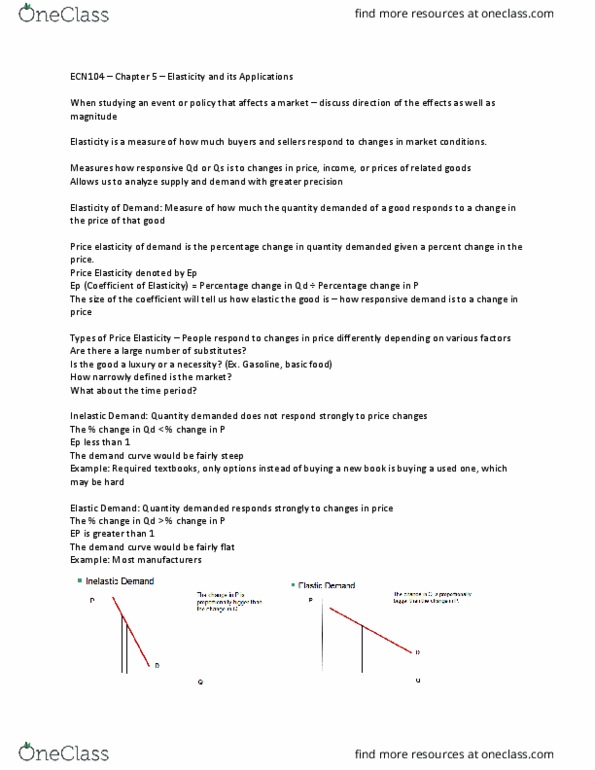 ECN 104 Lecture Notes - Lecture 4: Midpoint Method, Inferior Good, Normal Good thumbnail