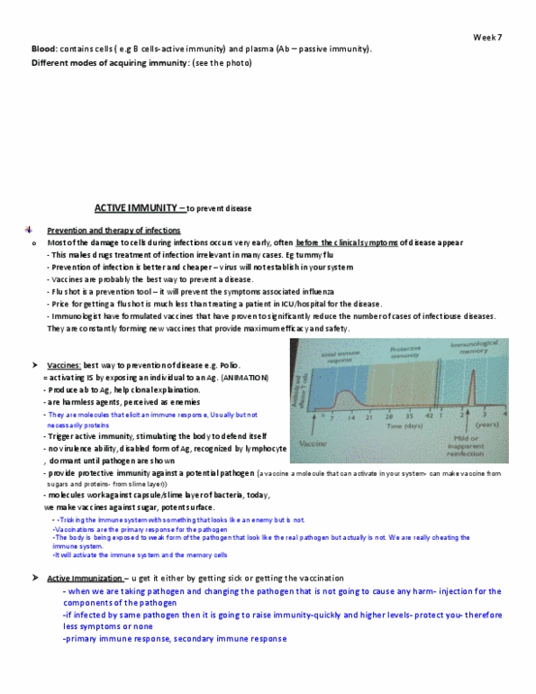 BIOL 2900 Lecture Notes - Antigen, Booster Dose, Antigenicity thumbnail