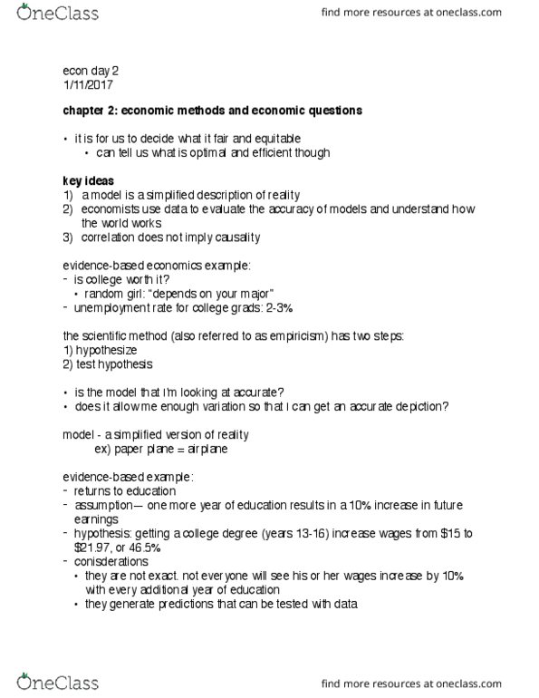 ECON 222 Lecture Notes - Lecture 2: Paper Plane thumbnail