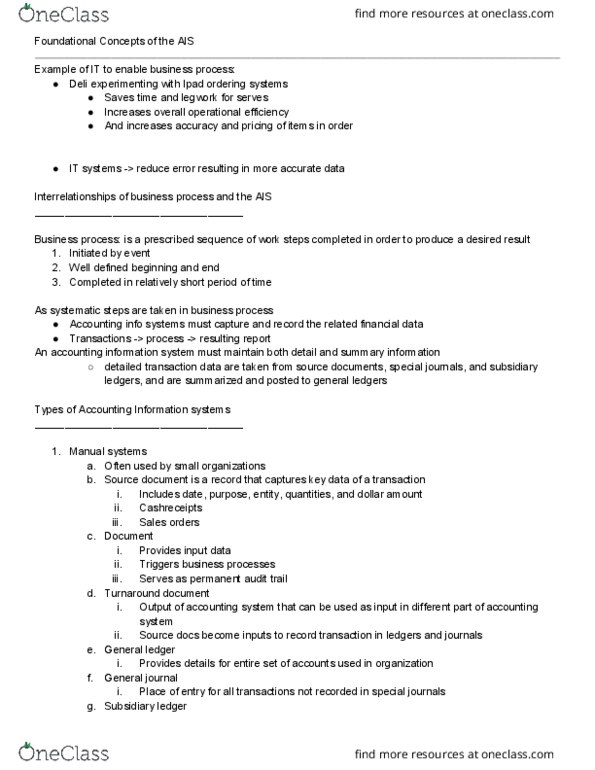 ACC 3202 Chapter Notes - Chapter 2: Gmail, Scalability, Expanded Access thumbnail