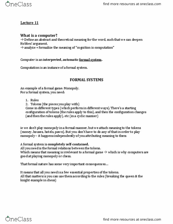 COG250Y1 Lecture Notes - Lecture 11: Barometer, Readwrite, Multiple Realizability thumbnail