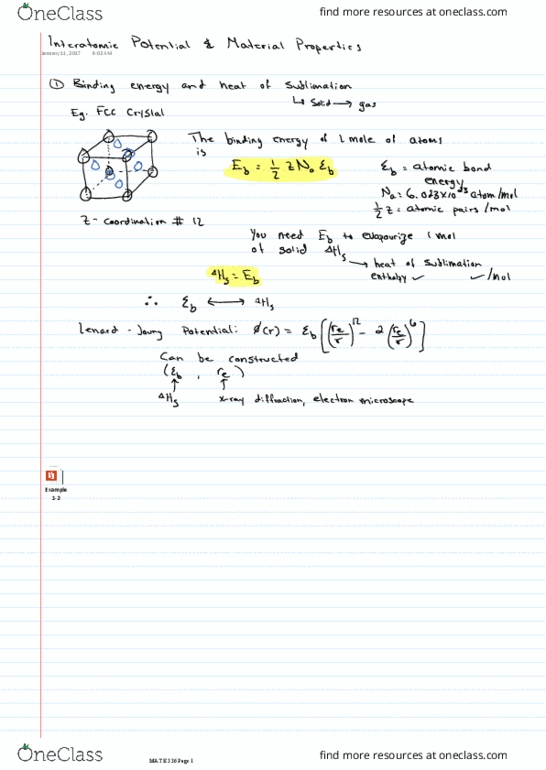 MAT E336 Lecture Notes - Lecture 2: Navigational Aid, Bulk Modulus, Wart thumbnail