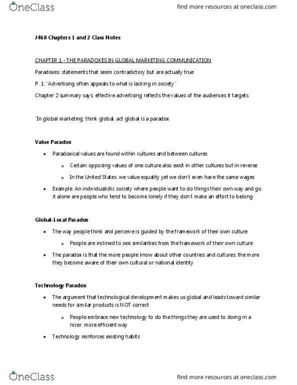 JOUR 460 Lecture Notes - Lecture 1: Brand Valuation, Financial Analysis, Interbrand thumbnail