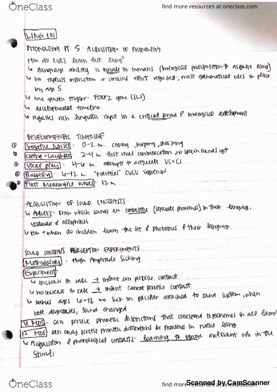 LINGUIS 101 Lecture 10: Phonology: Acquisition of Phonology thumbnail