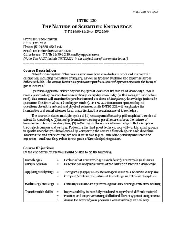 INTEG10 Lecture Notes - Falsifiability, Robert P. Crease, Carl Mitcham thumbnail