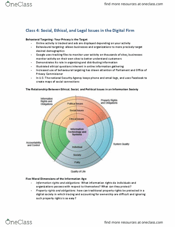 ITM 100 Lecture Notes - Lecture 4: Carpal Tunnel, Educational Technology, Personal Information Protection And Electronic Documents Act thumbnail