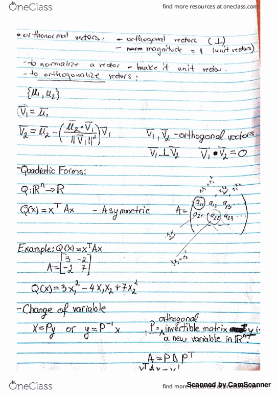 MATH 2022 Lecture Notes - Lecture 8: Symmetric Matrix thumbnail