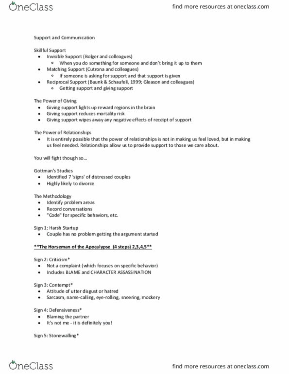 HDF 304 Lecture Notes - Lecture 13: Cognitive Behavioral Therapy, Sarcasm, Heart Rate thumbnail