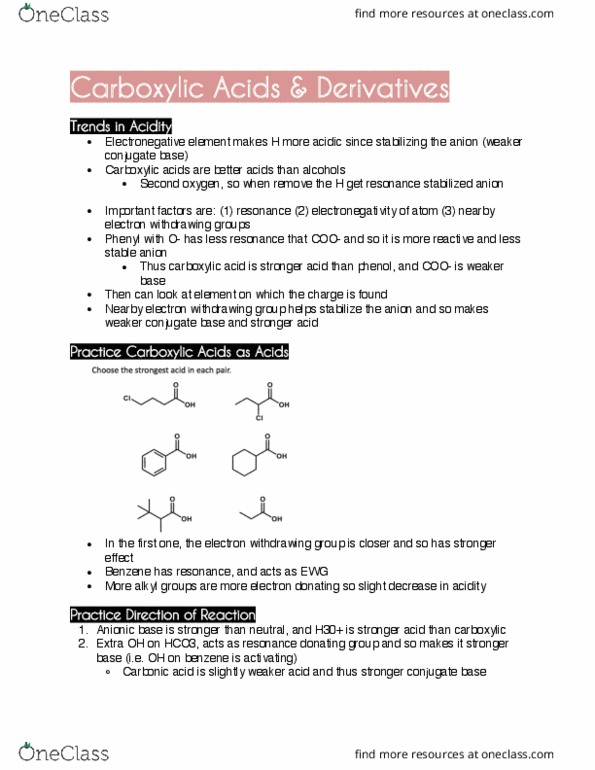 CHEM 222 Lecture Notes - Lecture 17: Aminolysis, Ethyl Group, Penicillin thumbnail