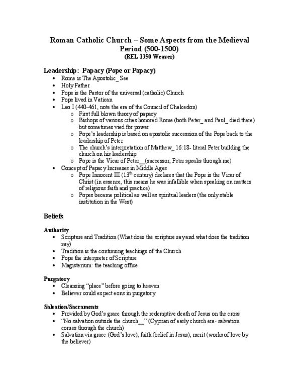 REL 1350 Lecture 9: REL 1350 09 RCC Middle Ages 2015 thumbnail
