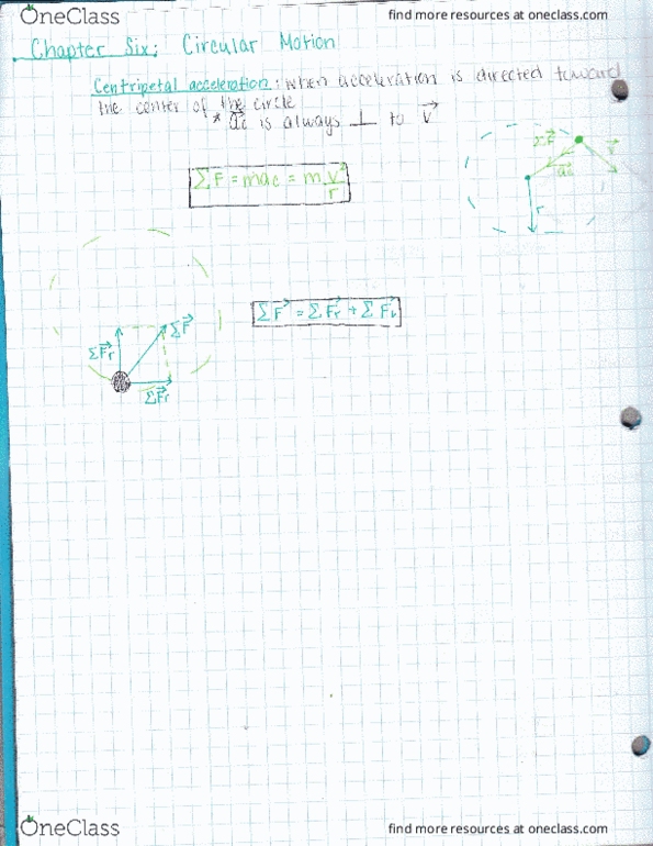 PHYS 011A Chapter Notes - Chapter 6-8: T-Cell Receptor, Acceleration, Swiss Franc thumbnail