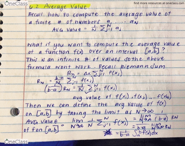 math-31a-final-average-value-oneclass