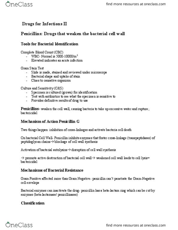 NURS 2004 Lecture Notes - Lecture 13: Antipyretic, Hydrogen Peroxide, Tinnitus thumbnail