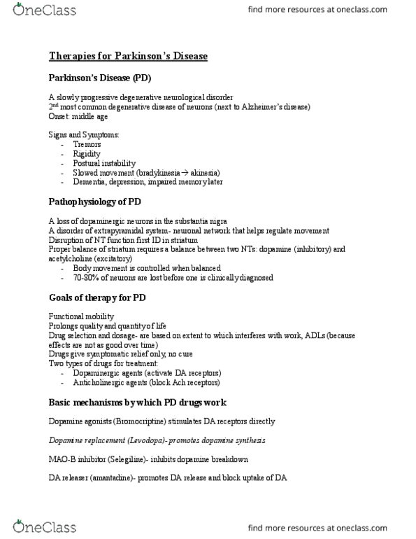 NURS 2004 Lecture Notes - Lecture 7: Thrombocytopenia, Clonus, Etiology thumbnail