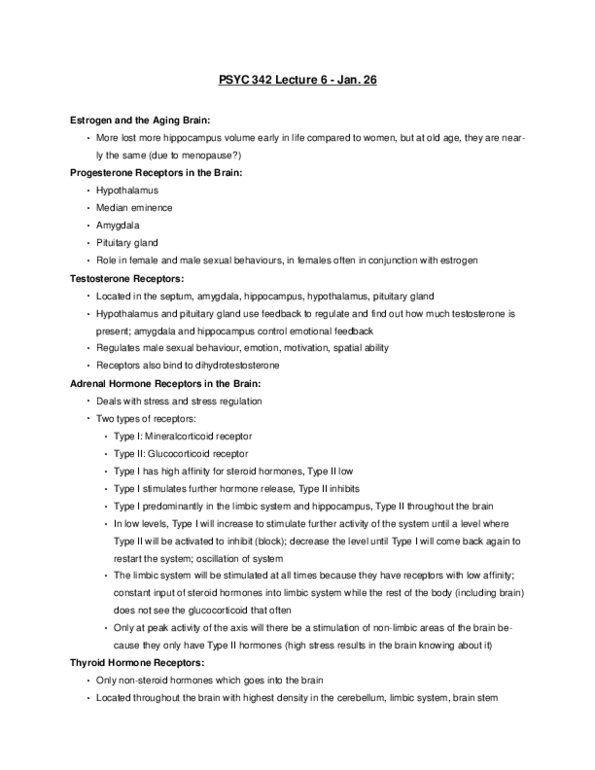 PSYC 342 Lecture Notes - Lecture 6: Cell Migration, Immunoassay, Radioimmunoassay thumbnail