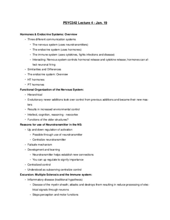 PSYC 342 Lecture Notes - Lecture 4: Insulin Resistance, Secondary Sex Characteristic, Dehydroepiandrosterone thumbnail