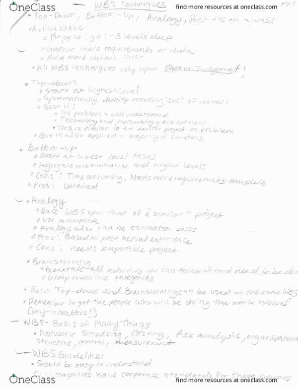 SWEN-256 Lecture Notes - Lecture 8: Gantt Chart thumbnail