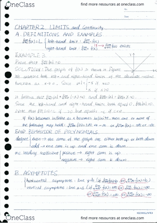 MATH 131 Lecture Notes - Lecture 2: Asymptote, Fairy, Qualia thumbnail