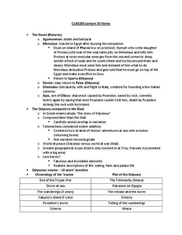 CLAS 203 Lecture Notes - Thrinacia, Telegonus, Anticlea thumbnail