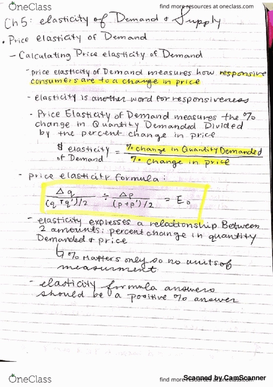 ECON 2005 Chapter 5: ECON2005 ch 5 Textbook Notes thumbnail