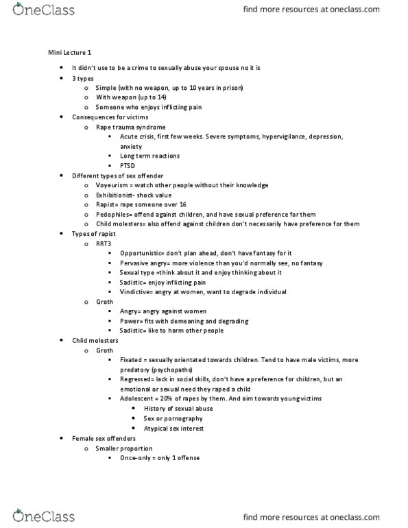 PSYC 2400 Lecture Notes - Lecture 12: Penile Plethysmograph, Plethysmograph, Sam Groth thumbnail