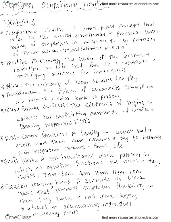 PSYC 3241 Chapter 11: Psychology Chapter 11 Outline thumbnail