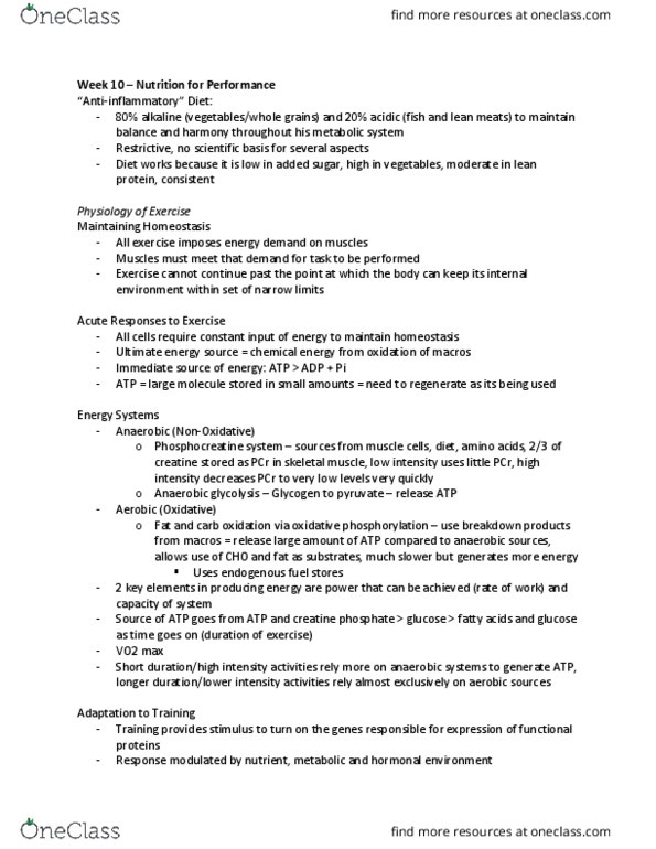 HLTH 331 Lecture Notes - Lecture 9: Vasopressin, Casein, Cholesterol thumbnail