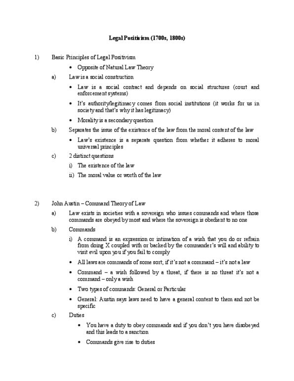 LWSO 201 Lecture Notes - Social Forces thumbnail