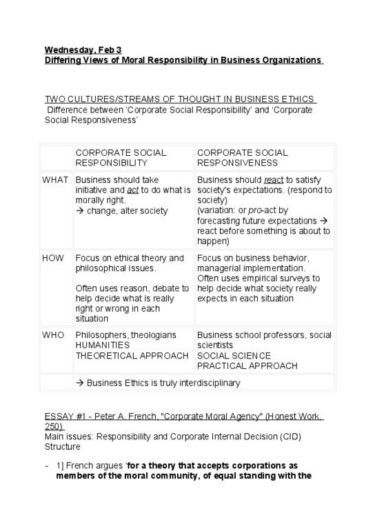 ETHC 3P82 Lecture Notes - Adapt, Gulf Oil, Corporate Social Responsibility thumbnail