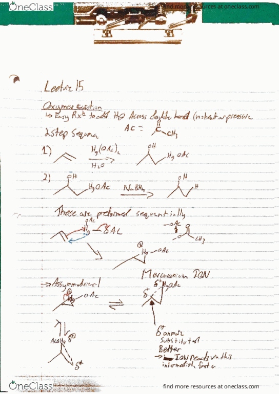 CHM 1321 Lecture Notes - Lecture 15: Sodium Hydroxide, Omers thumbnail