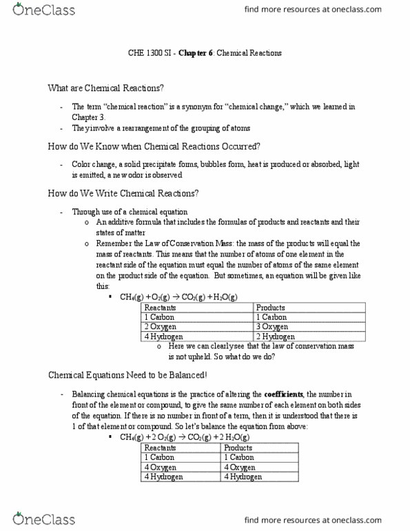 CHE 1100 Lecture Notes - Lecture 17: Chemical Equation, Employee Benefits, Sodium Bromide thumbnail