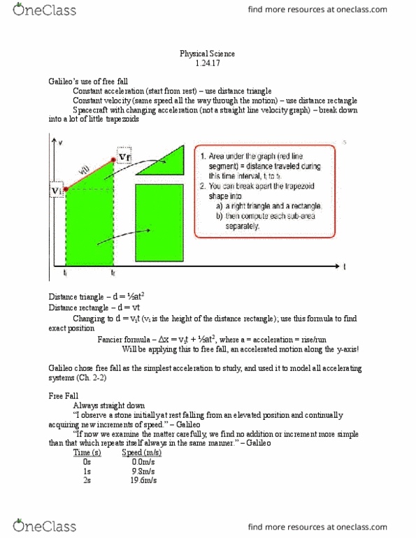 PSC 1121 Lecture Notes - Lecture 5: Hypotenuse, Original Position thumbnail