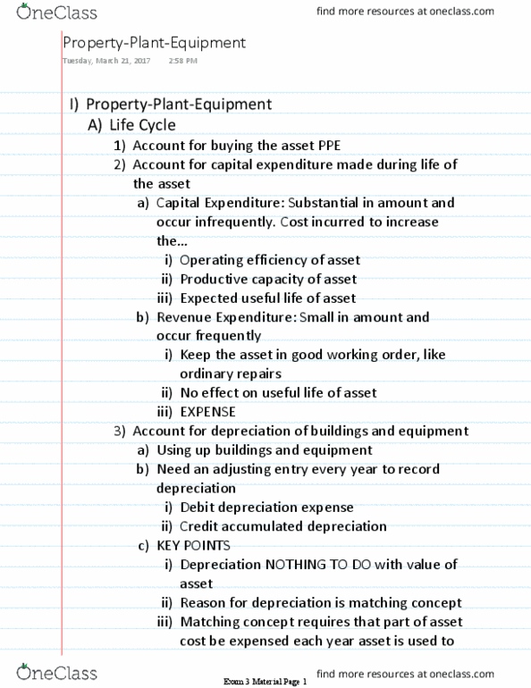 ACCTMIS 2200 Lecture Notes - Lecture 13: Ddb Worldwide, Accelerated Depreciation, Income Statement thumbnail