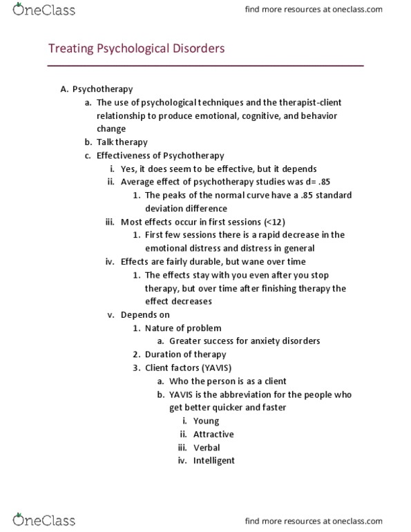 PSY 35000 Lecture Notes - Lecture 14: Extraversion And Introversion, Marsha M. Linehan, Neuroticism thumbnail