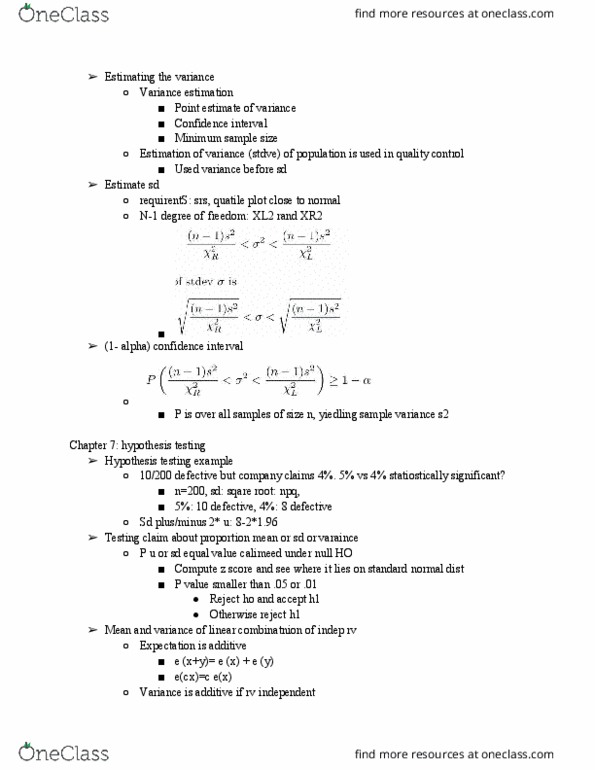 BIOL2300 Lecture Notes - Lecture 13: Liberty Xl2, Confidence Interval, Statistical Hypothesis Testing thumbnail