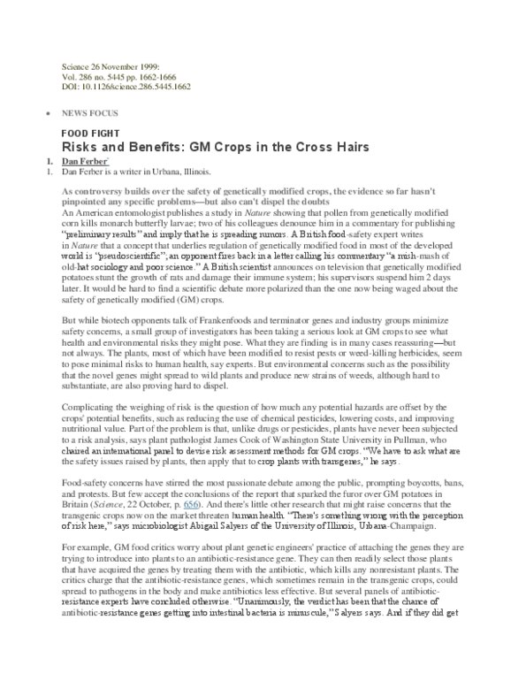 BIO120H1 Lecture Notes - Economic Research Service, Tyndall Centre, The Bmj thumbnail