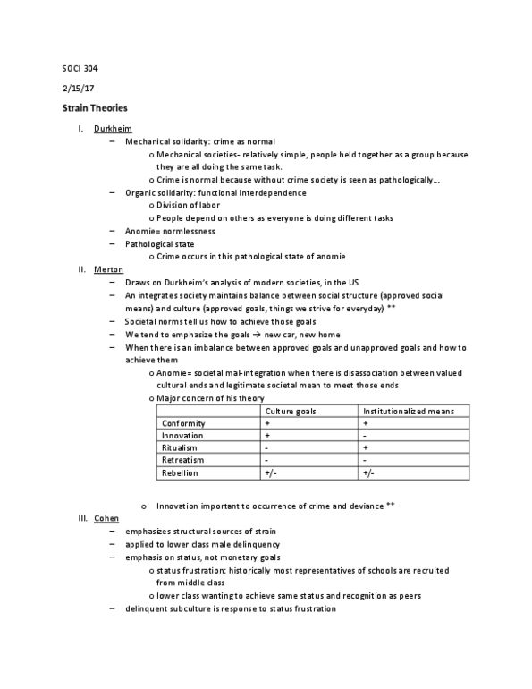 SOCI 304 Lecture 7: SOCI 304 Strain Theories thumbnail