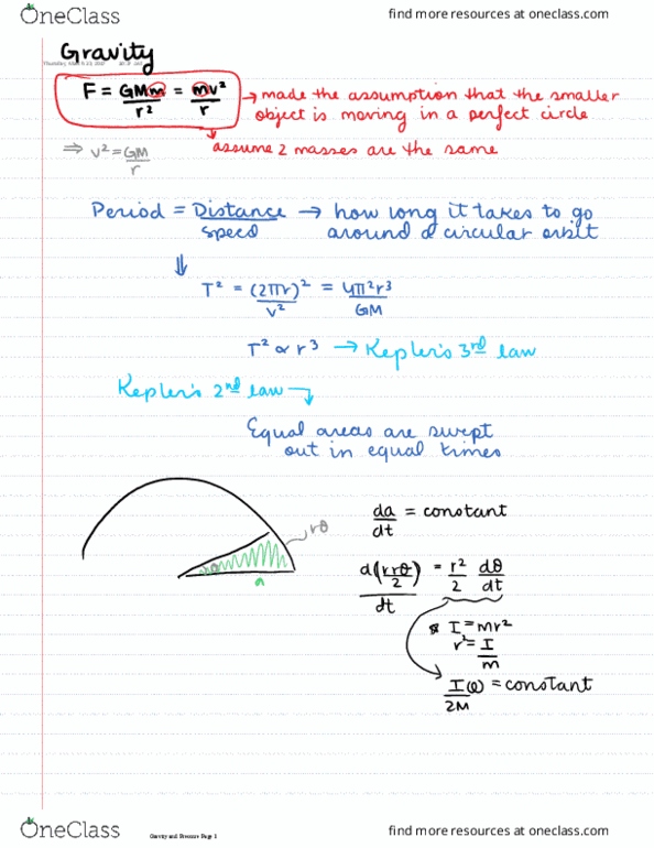 PHY 2060 Lecture 20: Gravity and Pressure thumbnail