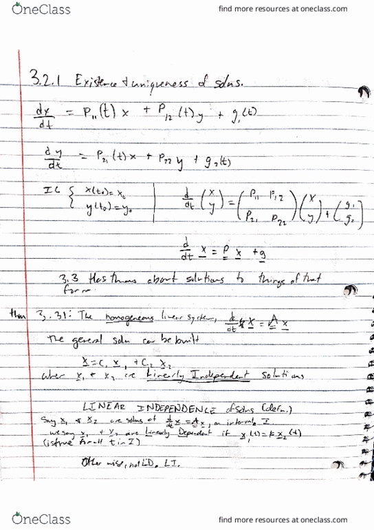 MATH305 Lecture 8: math305 lec8 wronskian eigenvectors, eigvectors thumbnail